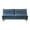 Blue, variant on Lexicon Mackay Upholstered Click Clack Convertible Sofa in Blue