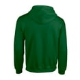 thumbnail image 2 of Mens Full Zipper Hoodie Adult Heavy Blend Full-Zip Up Hooded Sweatshirt-Forest Green-L, 2 of 2