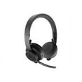thumbnail image 3 of Logitech Zone Wireless Bluetooth Headset for Microsoft Teams - Headset - on-ear - Bluetooth - wireless - active noise canceling - Certified for Microsoft Teams, 3 of 14