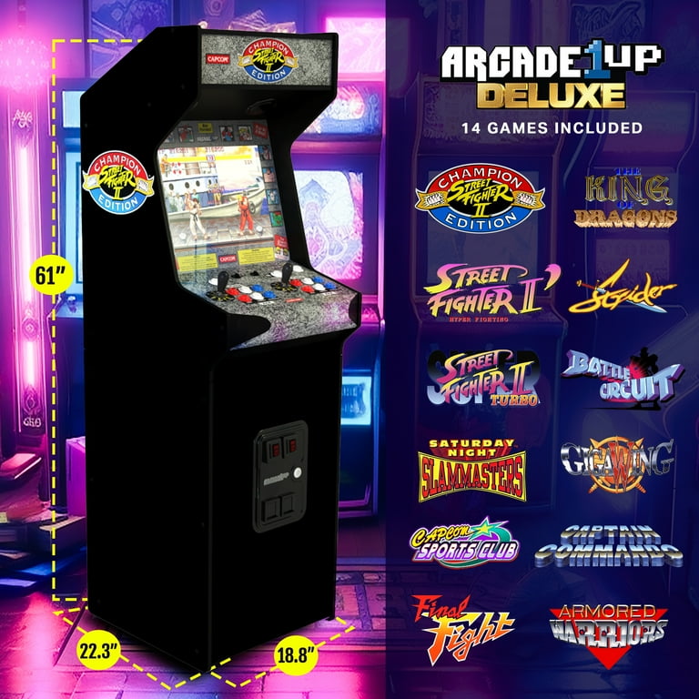 Arcade1Up Street Fighter II CE HS-5 Deluxe Stand-Up Cabinet Arcade1Up Street Fighter II CE HS-5 Deluxe Stand-Up Cabinet