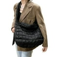thumbnail image 2 of Bolso de mensajero, bolso de plumas para mujer de otoño e invierno, bolso de cuadros de colores, diseño revolucionario, 2 of 9