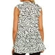 thumbnail image 4 of Camisa de mujer con cuello de muñeca, manga corta, top con estampado de puntos, camiseta informal, blanco, L Monstrate AP001622-13, 4 of 7