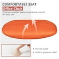 thumbnail image 6 of YRLLENSDAN Mesh Office Chair with Wheels Conference Room Chair Mesh Computer Chair for Adults 250lb Rolling Desk Chair with Arms Study Chair Adjustable Height,Orange, 6 of 8