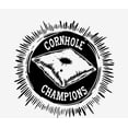 thumbnail image 4 of Cornhole Champions Adult White Crew Neck Short Sleeve Tee-3XL, 4 of 4