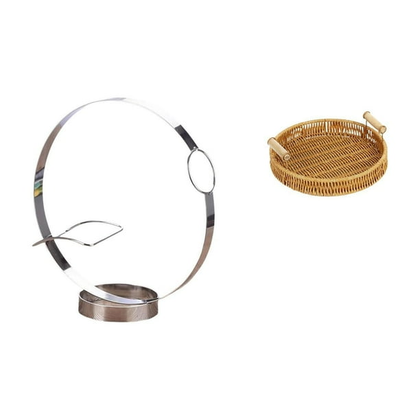 Portabotellas de vino,Soporte para botellas de vino,soporte para botellas de vino,estante de hierro,Cestas de almacenamiento,Cestas de almacenamiento de cocina tejidas con asas hechas a
