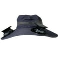 thumbnail image 3 of Imountek Outdoor Wide Brim Sun Bucket Hat with 2 Solar Fan UV Protection Unisex Fishing Hat, Dark Grey, 3 of 8