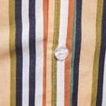 thumbnail image 4 of ZVNAΖH Mens Short Sleeve Button Down Shirts Casual Striped Ethnic Stand Up Shirts Hawaiian Beach Shirts Oversized Shirts, M-5XL, 4 of 8