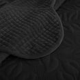 thumbnail image 4 of Luxury Velvet Oversized Embroidered Quilted Bedding Set - Soft & Plush 3-Piece Comforter with Shams for All-Season Comfort, 4 of 7