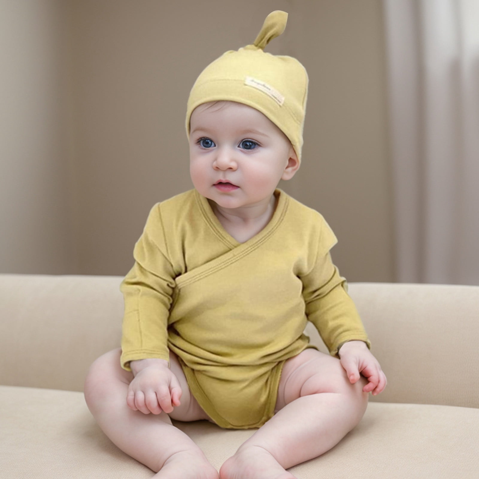 Baby boy clothes yellow deals