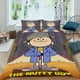 thumbnail image 2 of El Niño Chiflado Conjunto de sábanas temático, trío de piezas, cómodo y amigable con la piel, diseño único, regalo de decoración para el hogar para familiares, amigos y fans, 90 cm * 190 cm, 2 of 6
