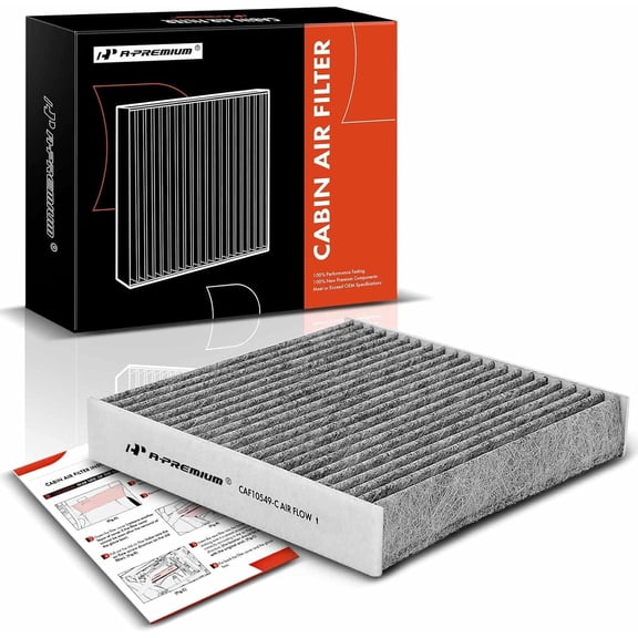 A-Premium Cabin Air Filter with Activated Carbon Compatible with Honda Fit & Scion FR-S & Subaru BRZ, WRX & Toyota 86, 2007-2023, 1.5L 2.0L 2.4L, Replace# 72880AJ010