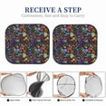 thumbnail image 6 of Haiem Flowers And Birds Car Windshield Sun Shade (2 Pieces) Foldable Windshield Sun Shade Car Accessories for Truck SUV Pickup-Large, 6 of 7