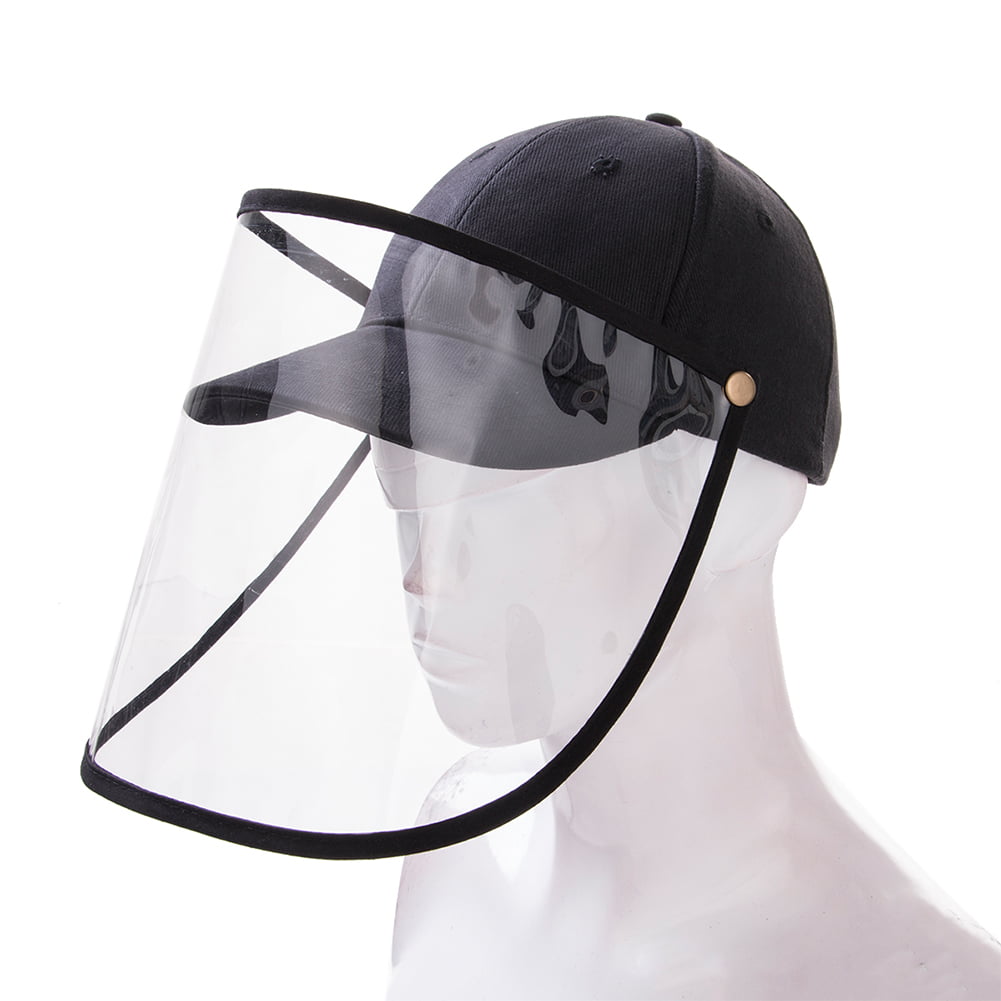 Face Shield Hat Detachable Anti-Spitting Protection Baseball Cap For Men Women 