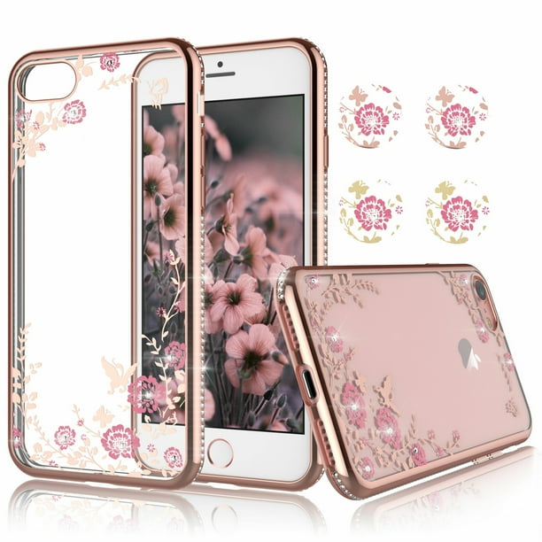 Iphone Se Case Iphone Se Clear Case Iphone 7 8 Cover Njjex Ultra Thin Tpu Soft Case With Bling Diamond Cover For Apple Iphone Se 2 Iphone 7 Iphone 8 4 7 Rose Gold Walmart Com Iphone Se Case Iphone Se Clear Case Iphone 7 8 Cover Njjex Ultra Thin Tpu Soft Case With Bling Diamond Cover For Apple Iphone Se 2 Iphone 7 Iphone 8 4 7 Rose Gold Walmart Com
