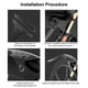 thumbnail image 4 of Guardabarros De Ciclo, Guardabarros De Bicicleta De Carretera Ajustable Ligero De Nailon PC Para Bicicletas Plegables, 4 of 7