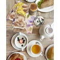 thumbnail image 4 of Easter Bunny Kitchen Dish Towels for Drying Dishes Set of 2, Spring Purple Flowers Scarf Rabbit Pastoral Waffle Weave Microfiber Hand Tea Bathroom Towels Quick Dry & Absorbent Towel 15.7x23.6, 4 of 7
