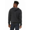 thumbnail image 2 of The Unisex Poly-Cotton Sponge Fleece Full-Zip Hooded Sweatshirt - DTG DARK GREY - XS, 2 of 4