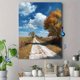 thumbnail image 4 of Qisvanset 12x16 Inch Vintage Steam Train Railway Canvas Print Wall Art, 4 of 5