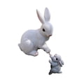 thumbnail image 4 of 2x Garden Statues Rabbit Sculpture for Micro Landscape Fairy Garden Tabletop, 4 of 8