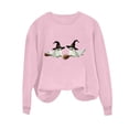 thumbnail image 4 of Wiyuqeen Halloween Ghost Sweatshirts for Women Round Neck Long Sleeve Casaul Loose Pullover Lightweight Gnome Graphic Sweat Shirts, 4 of 6