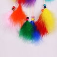 thumbnail image 5 of Kokovifyves Spring and Summer Decorations Colorfull Circular Feather Hang Crafts Handmade Home Hanging Craft, 5 of 9