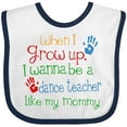 thumbnail image 3 of Inktastic Dance Teacher Like Mommy Boys or Girls Baby Bib, 3 of 4