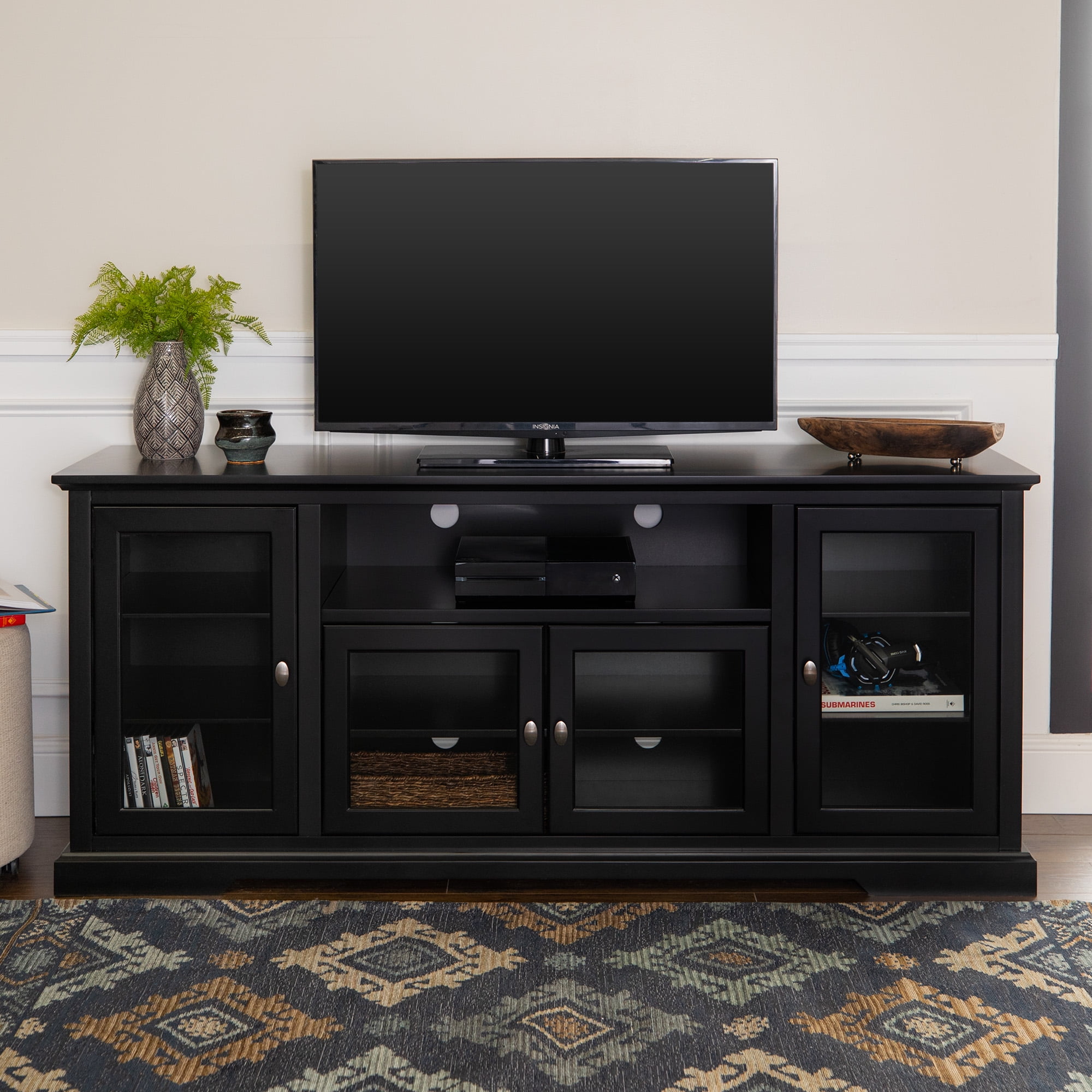 Manor Park Contemporary Tall TV Stand for TVs up to 78 