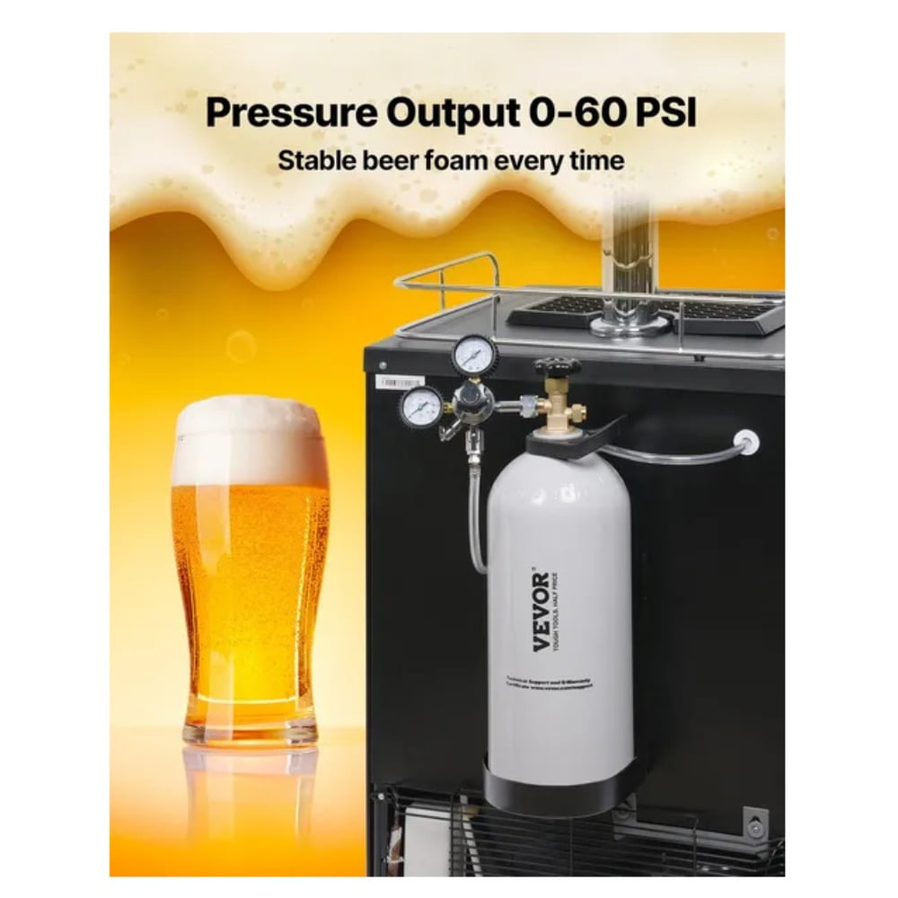 New 10 Pound Aluminum CO2 Gas Cylinder Tank | CGA320 Valve | DOT Approved | for Beverage Dispensing & Carbonation