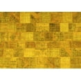 thumbnail image 1 of Ahgly Company Indoor Rectangle Patchwork Yellow Transitional Area Rugs, 5' x 7', 1 of 4