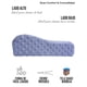 thumbnail image 4 of Almohada Cervical Lunics® Ergonómica Tela Minky Color Lila 50 cm x 32 cm x 10cm/7 cm, 4 of 7