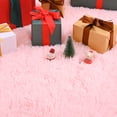 thumbnail image 3 of H HOMORE Cute Fluffy Shaggy Pink Area Rug, 4' x 5.9', Super Soft and Easy to Clean, 3 of 7
