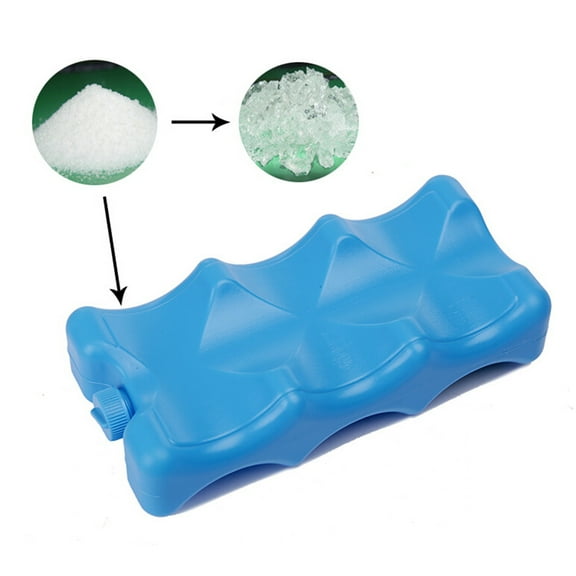 HEALEEP 1Pack Ice Packs For Shipping Reusable Ice Box For Food Preservation Hdpe Blue Rectangular