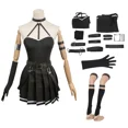 thumbnail image 3 of Disfraz de Cosplay de Anime Sousou No Frieren Ubel para mujer adulta, vestido negro, trajes de fantasía, traje de fiesta de carnaval de Halloween, 3 of 5