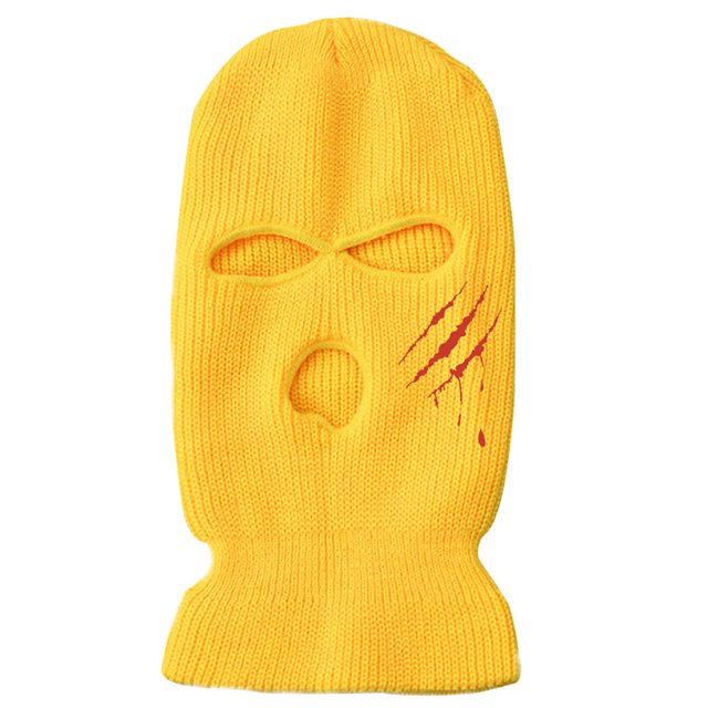 Cubierta De Cara Tejida Para Clima Frío, Resistente Al Viento, Transpirable, Para Esquí, Para Hombres Y Mujeres, Ciclismo Y Correr 3 Agujeros, seitruly HA044854-05