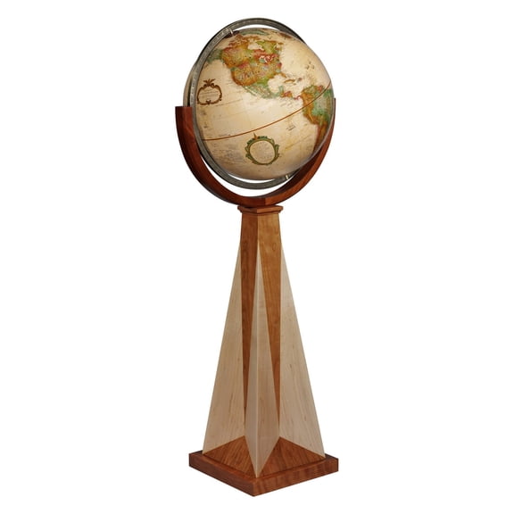 Frank Lloyd Wright Obelisk 16 in. Floor Globe