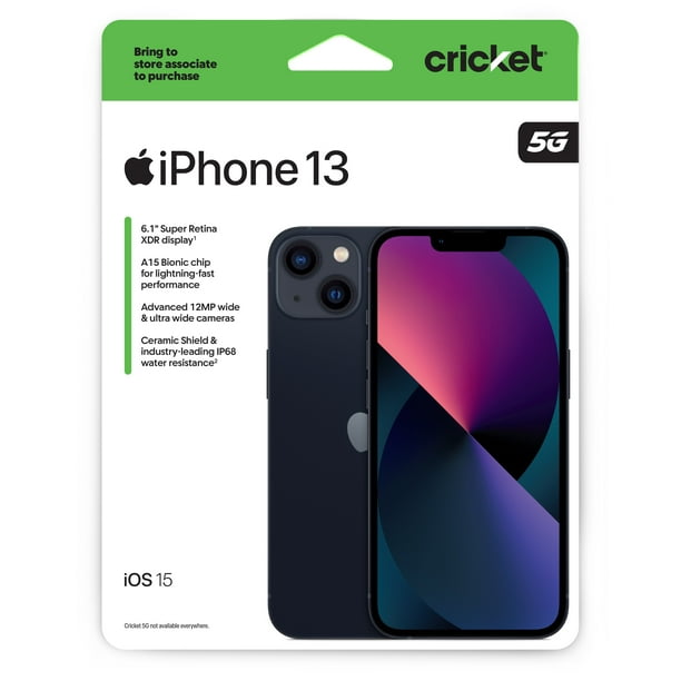 Apple iPhone 13, 128GB, 8GB RAM, 16MP FF Camera, Midnight