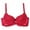 Red, variant on Items under $5 asdoklhq Bras for Women Plus Size New Women Bra Underwire Lingerie Brassiere Push Up Underwear Comfortable