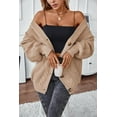 thumbnail image 4 of KOITHOT Womens Cardigan Cable Knit Sweater Button Down Loose Oversized Cardigans, 4 of 6