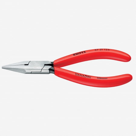 UPC: 0843221012212 | Knipex Precision Mechanic s Gripping Pliers (flat pointed jaws) – Plastic Grip