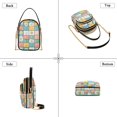 thumbnail image 3 of FORMRS Crossbody Bag for Women Quilted Travel Shoulder Cell Phone Purse with Chain Strap Handbag, Daisy Mosaic, 3 of 7