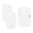 White, variant on wisdomdodo Wireless Doorbell, Waterproof Door Chime Kit with Plug-in Receiver for 500ft 433 MHz, 38 Melodies & 4 Volume Adjustable Levels, Black
