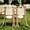 Khaki, variant on 2PCS Bride & Groom Chair Signs for Wedding Sweetheart Table Decor, Sheer Lace Just Married Wedding Chair Banners with Ribbon, Vintage Chair Signs for Ceremony and Reception Decor(Pink)