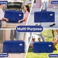 thumbnail image 6 of YESGAIN Heavy Duty Moving Bags, Large Storage Totes, Strong Zipper, Comfortable Handles, for Clothes, College Supplies and Home Organization, 6 of 7
