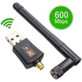thumbnail image 1 of Usb Wifi Adapter, Wireless Wifi Dongle 600mbps Dual Band With Antenna, 1 of 1