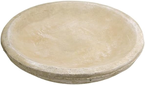 Solid Rock Stoneworks 2 Piece Collanade Birdbath - 26" Tall - Desert Sand Color
