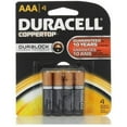 thumbnail image 2 of Duracell Coppertop AAA Alkaline Batteries 4 ea, 2 of 2