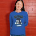 thumbnail image 4 of It's a Philly Thing Funny Women's Long Sleeve T-shirt Philadelphia Championship City of Brotherly Love Football League Fan, 4 of 7