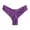 Purple, variant on Women's Lace Bow Thongs T Back Low Waist Breathable Panties Sexy Seamless V-Shape Design Floral Lace (White, M)