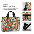thumbnail image 4 of FORMRS 16" Laptop Bag Carrying Sleeve Case with Handle Travel Shoulder Briefcase, Orange Japanese Flowers Pattern, 4 of 8