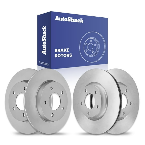 AutoShack Front & Rear Brake Rotors | Replacement For 2010-2013 Mazda 3 Sport 2.5L FWD | 4-PC Set